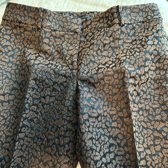 Ann Taylor Black and Brown Patterned Pants - Picture 2 of 7